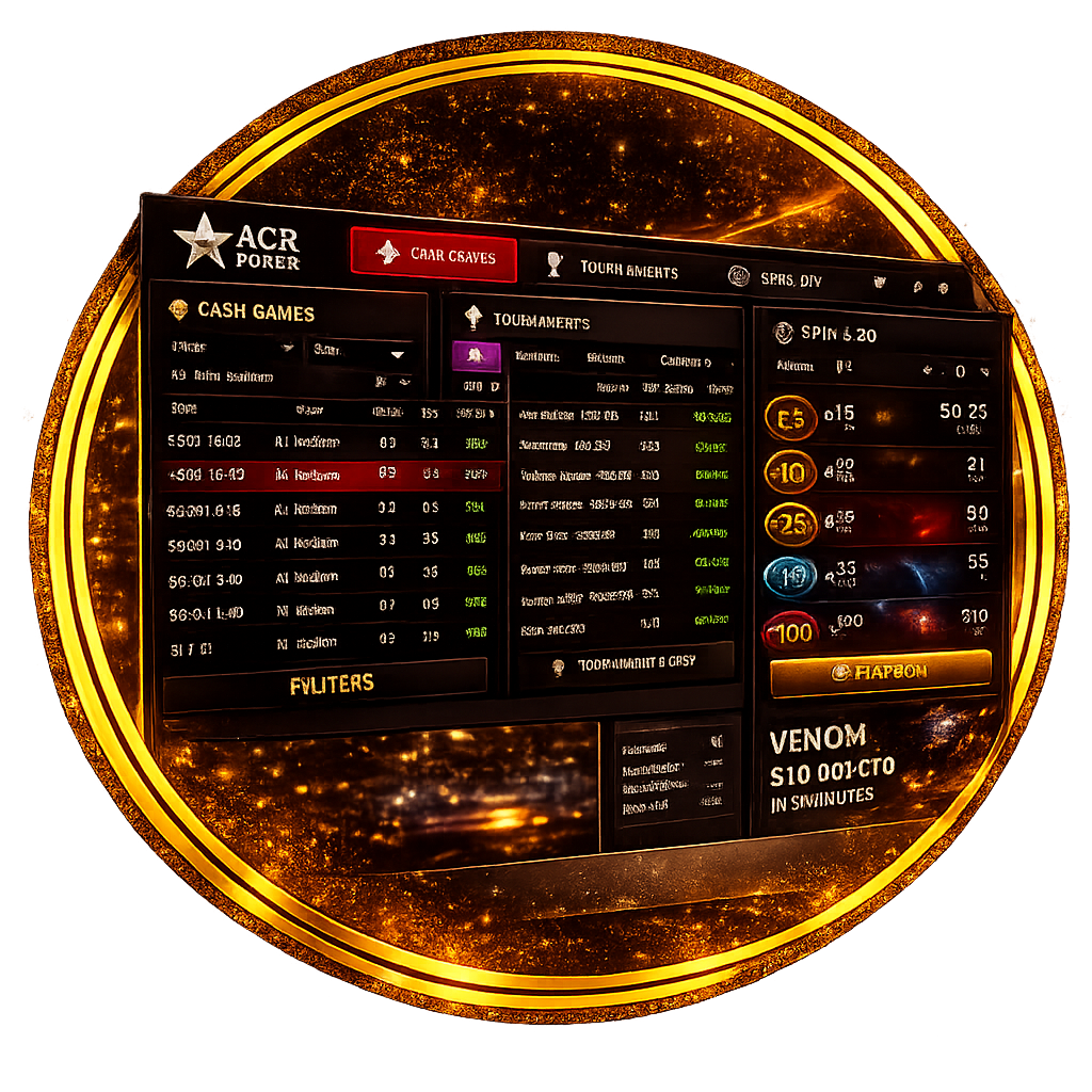 ACR Poker lobby find your next table